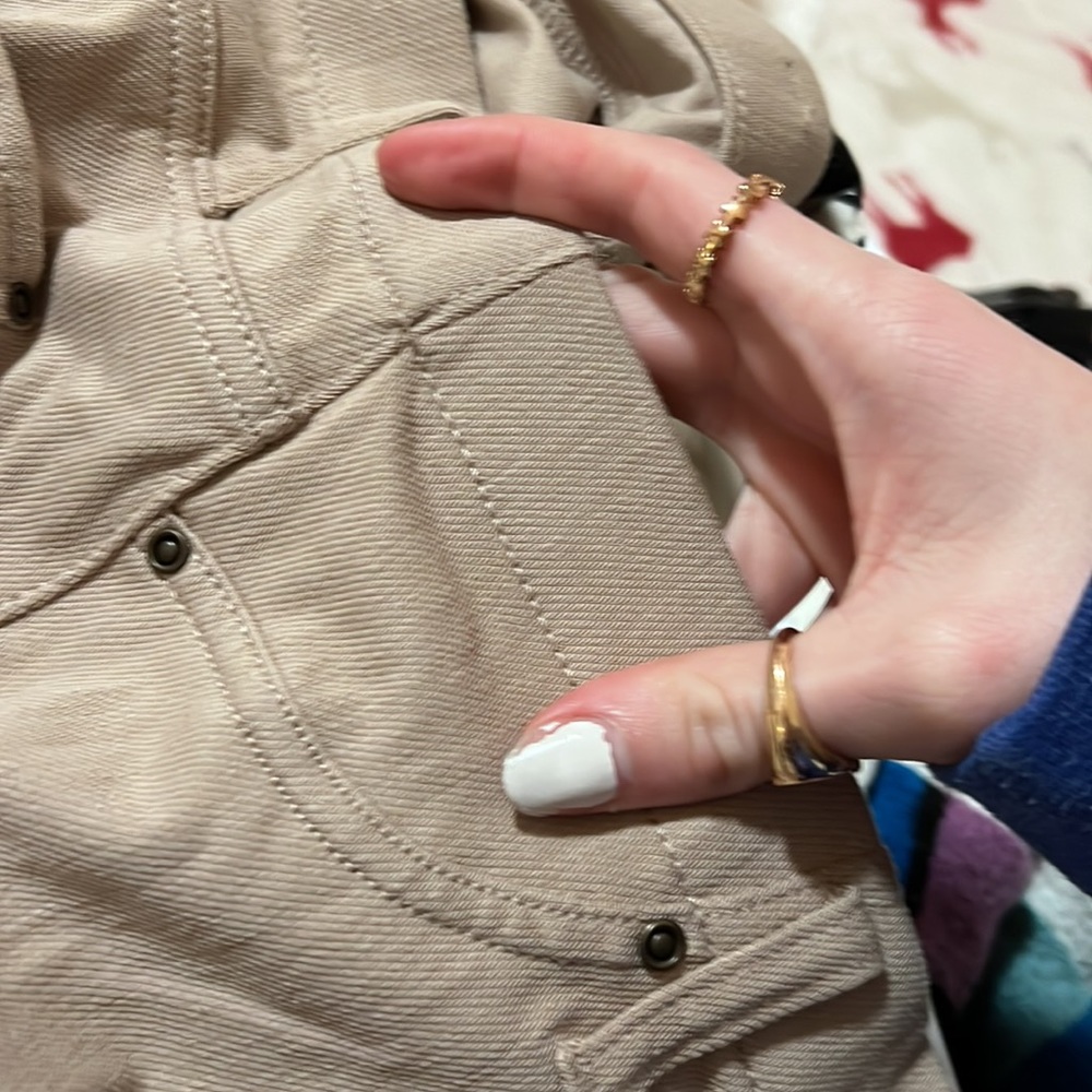 Womens Tan Jeggings - Picture 4 of 4